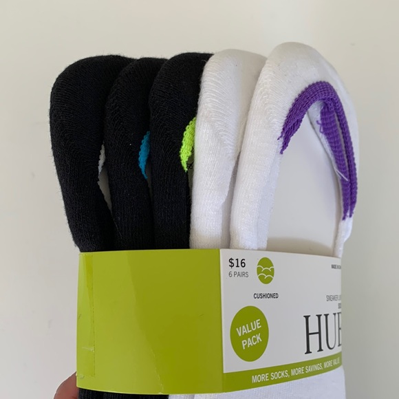 Hue value pack Sneaker Liner Socks 5 Pair - Picture 2 of 8